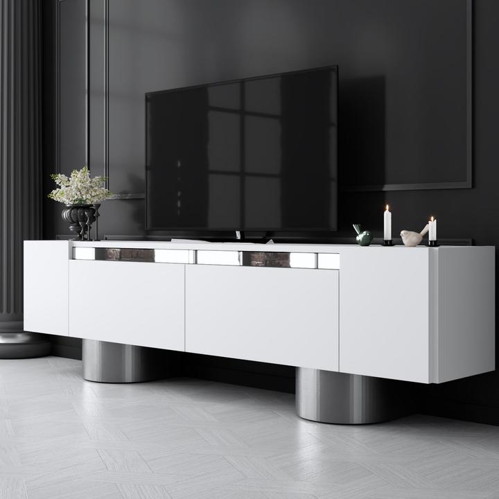 Produktbild Skye Decor Bohem Silver TV Stand (180 x 50 x 30 cm)