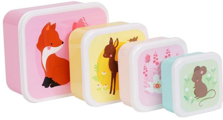 Produktbild A Little Lovely Company Lunch & Snackbox Forest Friend SBSEFO27