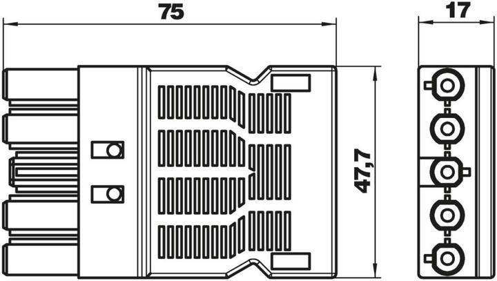 Actual product image OBO Bettermann Socket part Screw connection