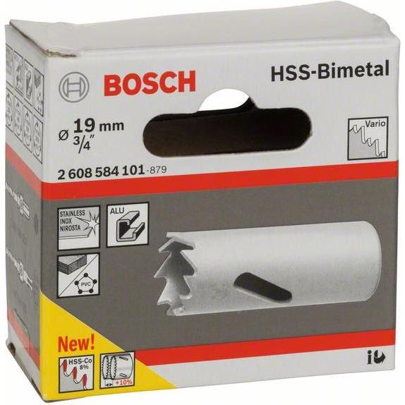 Thumbnail - Bosch Professional Zubehör, Lochsäge, Lochsäge HSS-Bimetall für Standardadapter, 19 mm, 3/4-Zoll (19 mm)