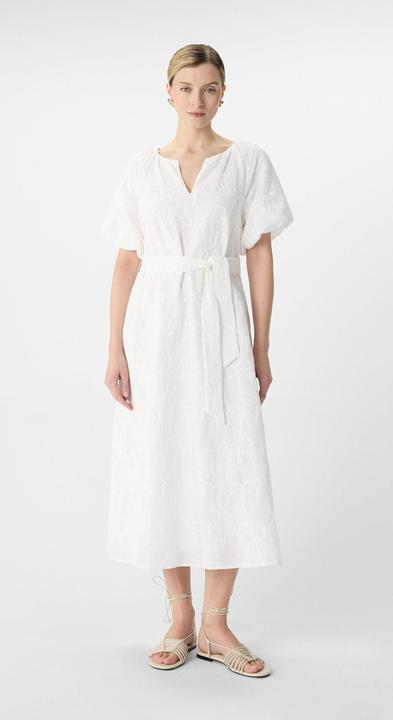 Produktbild Comma Kleid Midi-Kleid aus Viskose mit Stickerei und Ballon-Ärmeln (36)