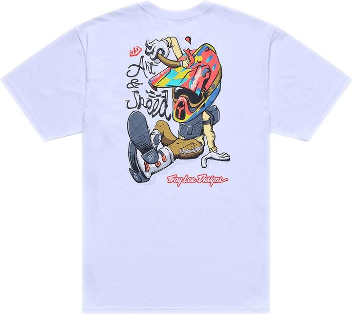 Actual product image Troy Lee Designs T-Shirt, Heritage, white, XL (XL)