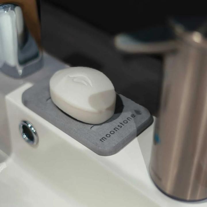 Image du produit Moonstone Porte-savon en diatomite Gris foncé