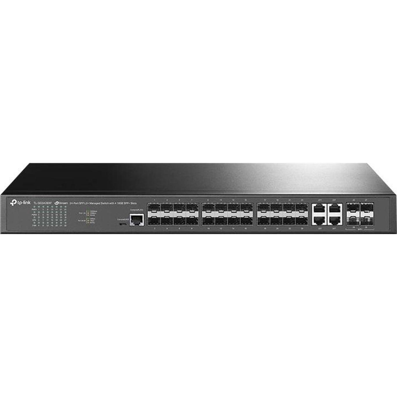 TP-Link TL-SG3428XF (28 Ports), Netzwerk Switch, Schwarz