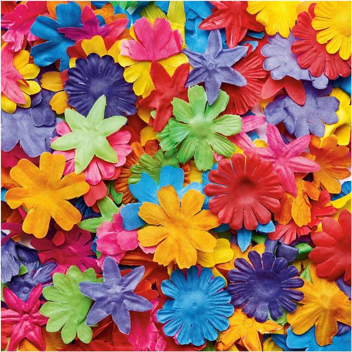 Immagine prodotto Colorations Fiori colorati in tessuto, 300 pezzi.