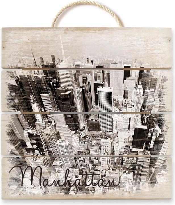 Produktbild Trenddeko Manhattan Luftbild (40 x 41.50 cm)