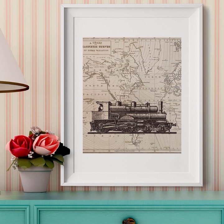 Image du produit Walplus Train (30 x 40 cm)