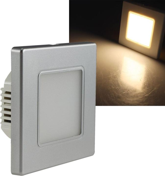 Actual product image Chilitec LED recessed luminaire EBL 86, 2.5 W, 3000 K, warm white, silver frame