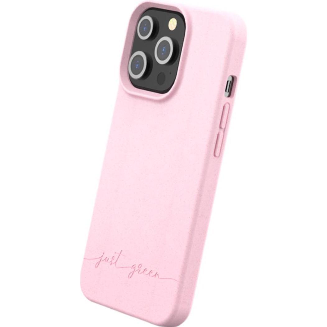 Thumbnail - Just Green Bio Case (Apple iPhone 13 Pro), Smartphone Hülle, Pink