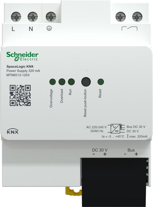 Produktbild Schneider Electric SpaceLogic KNX MTN6513-1203 Spannungsversorgung 320mA