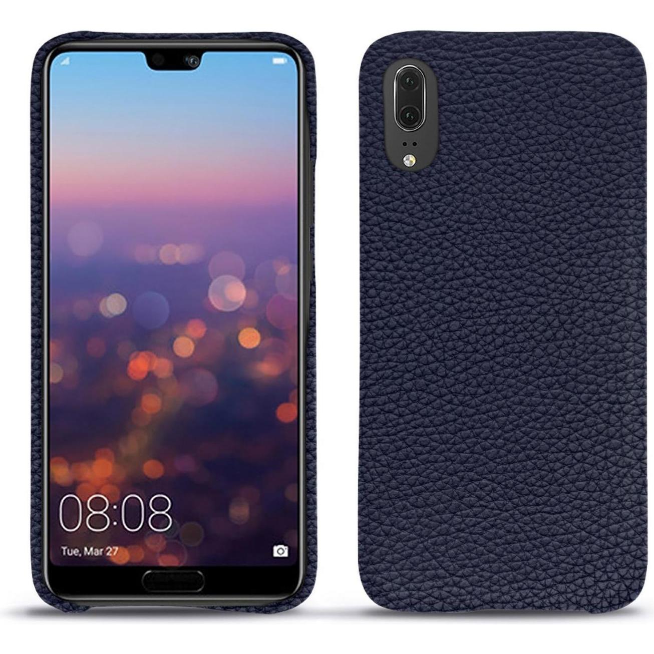 Noreve Lederschutzhülle (Huawei P20), Smartphone Hülle, Violett