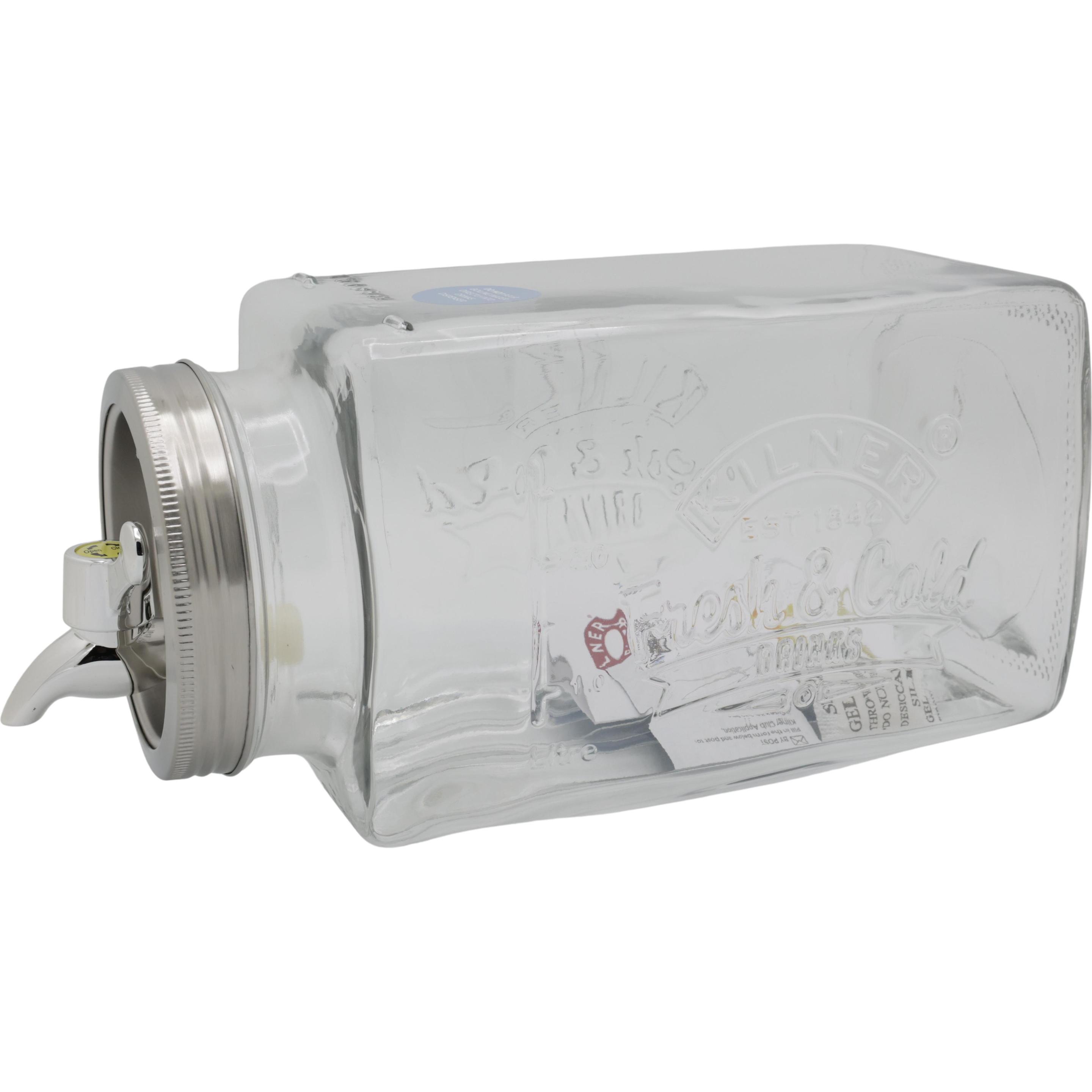Kilner Transparent Kil Getränkespender 3L Glas, Getränkespender,
