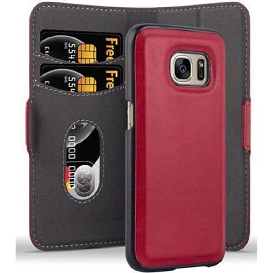 Cadorabo Hülle case cover für Samsung Galaxy S7 (Samsung Galaxy S7), Smartphone Hülle, Rot