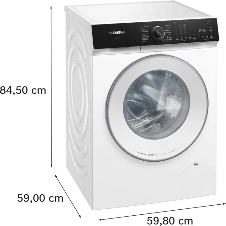 Image du produit Siemens iQ500, Waschmaschine, Frontlader, 9 kg, 1400 U/min., WG44H2M90, ID WG44H2M90 (9 kg, Gauche)