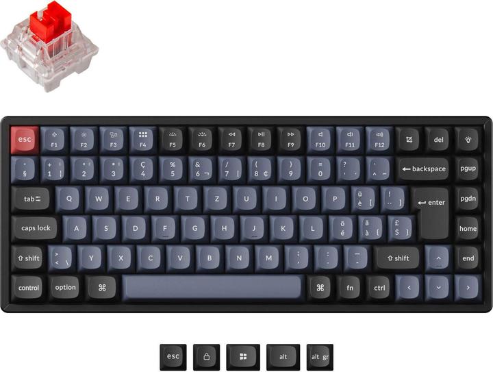 Produktbild Keychron K2 Pro (CH, Kabelgebunden, Kabellos)