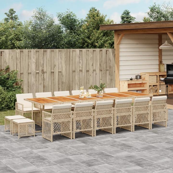 Produktbild vidaXL Garten Essgruppe (330 x 106 x 73 cm)