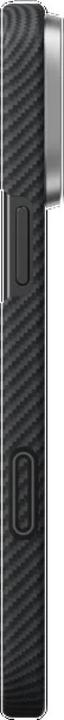 Actual product image Pitaka MagEZ Case 6 600D for iPhone 16 Pro Black/Grey Twill (Apple iPhone 16 Pro)