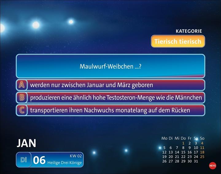Immagine prodotto Wer weiss denn sowas? Tagesabreisskalender 2026 (14 x 11 cm, Nessuna rilegatura, Tedesco)