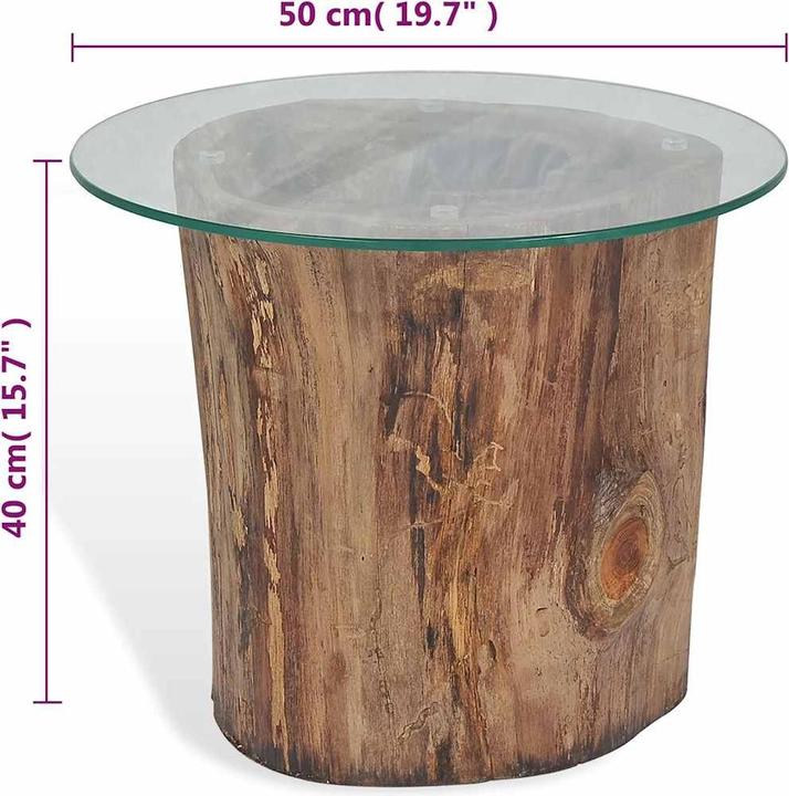 Immagine prodotto vidaXL Couchtisch (50 x 50 x 40 cm)