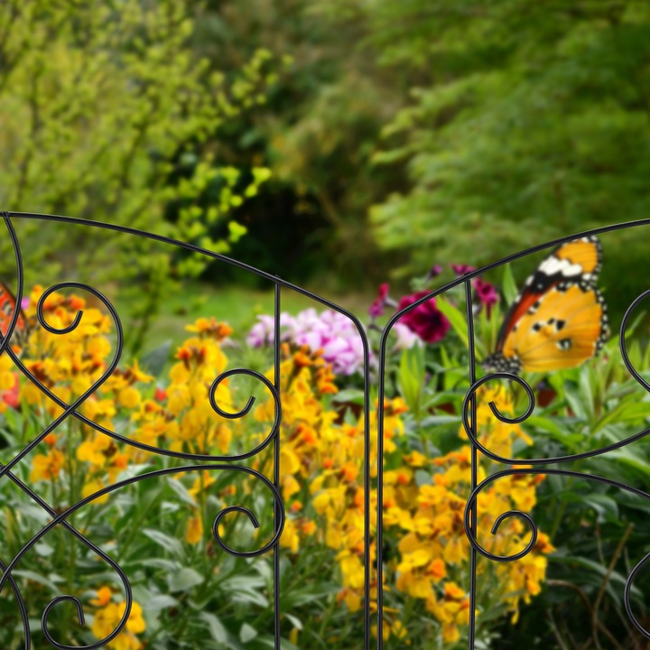 Image du produit Relaxdays Bordure potager, 4 éléments (186 cm)