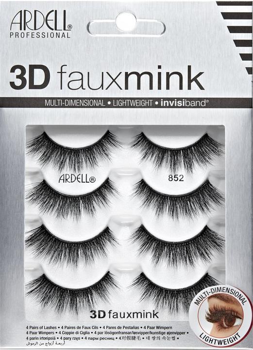 Actual product image Ardell 3D Faux Mink Multipack 852 4 Paar (Artificial eyelashes)