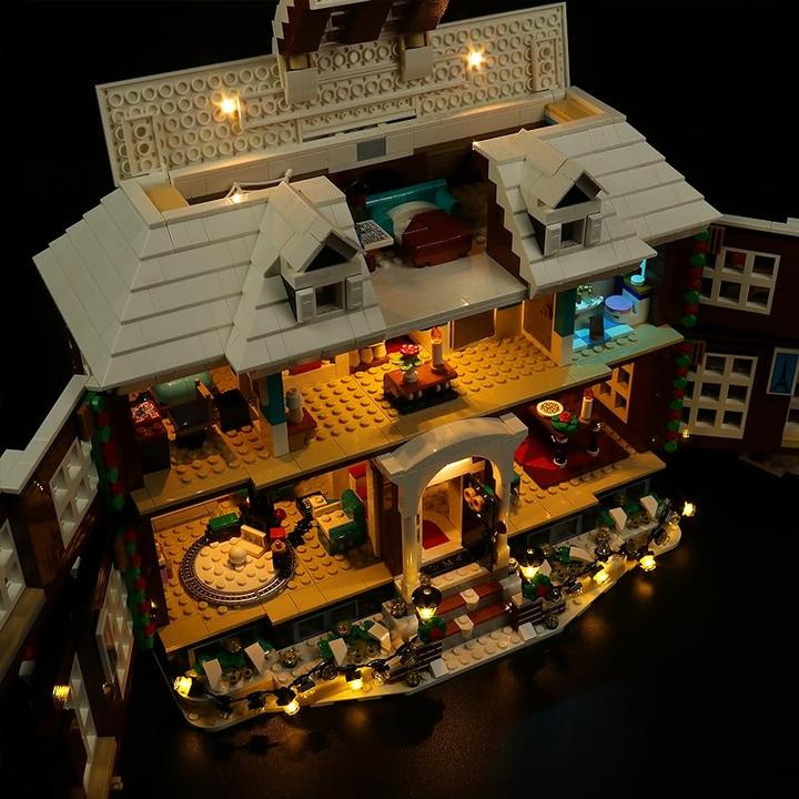 Image du produit BrickBling Set de lumière LED pour LEGO Seul à la maison (21330) incl. télécommande