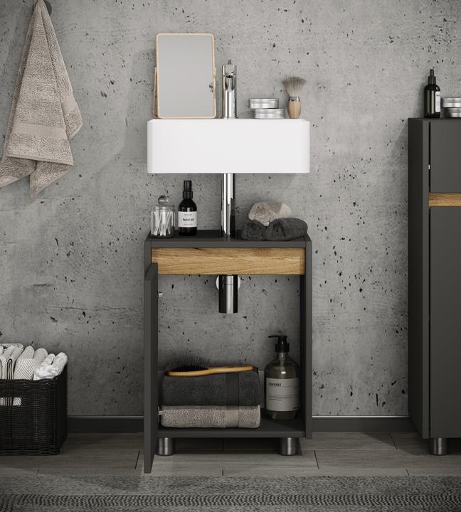 Produktbild VCM Holz Badschrank Badunterschrank Cosila (42 x 33 x 55 cm)