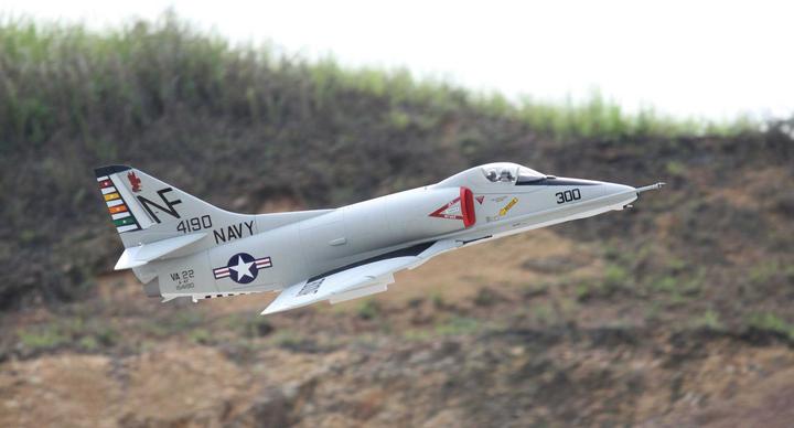 Actual product image Freewing A-4E/F Skyhawk PNP 80mm 12B Jet EDF (Jet)