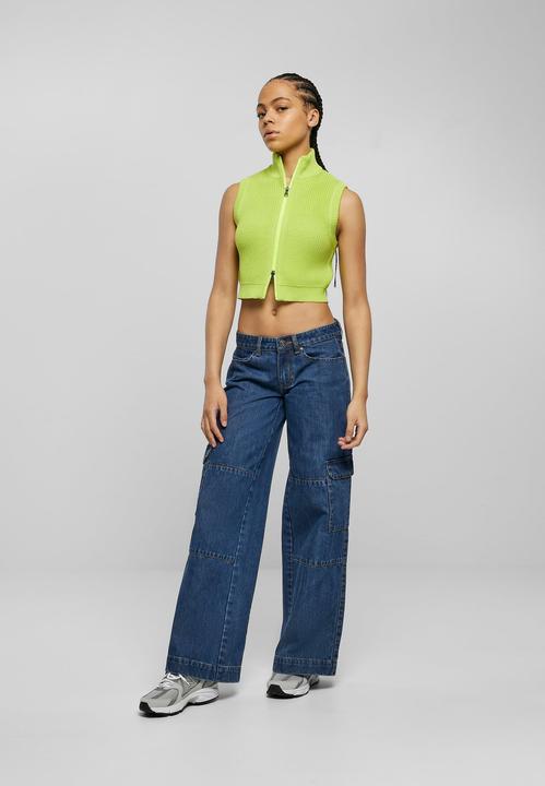 Actual product image Urban Classics Ladies Short Knit Vest (XL)