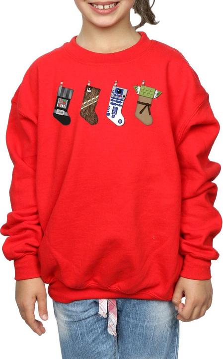 Produktbild Star Wars Christmas Stockings Sweatshirt Mädchen (128)