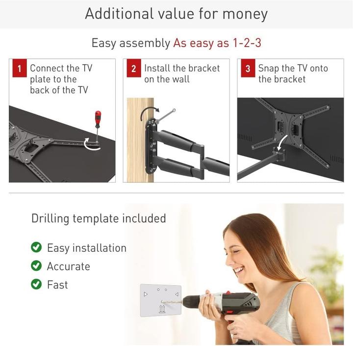 Productafbeelding Barkan WH 443 (Muur, 43 kg, 13" - 75")