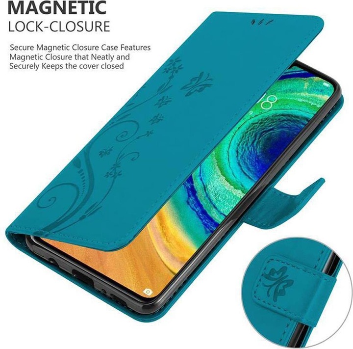 Actual product image Cadorabo Flower Book Cover (Mate 30)