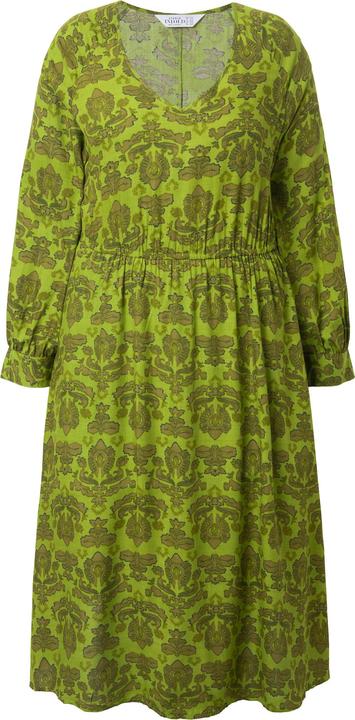 Image du produit Studio Untold Robe midi, coupe évasée. Ruban élastique, motif cachemire (54)
