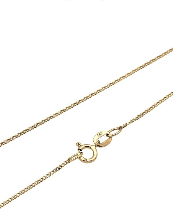 Actual product image Elli DIAMONDS Necklace Ladies Heart Linked with Diamond 003ct in 585 Yellow Gold Diamond (585 yellow gold, 45 cm)