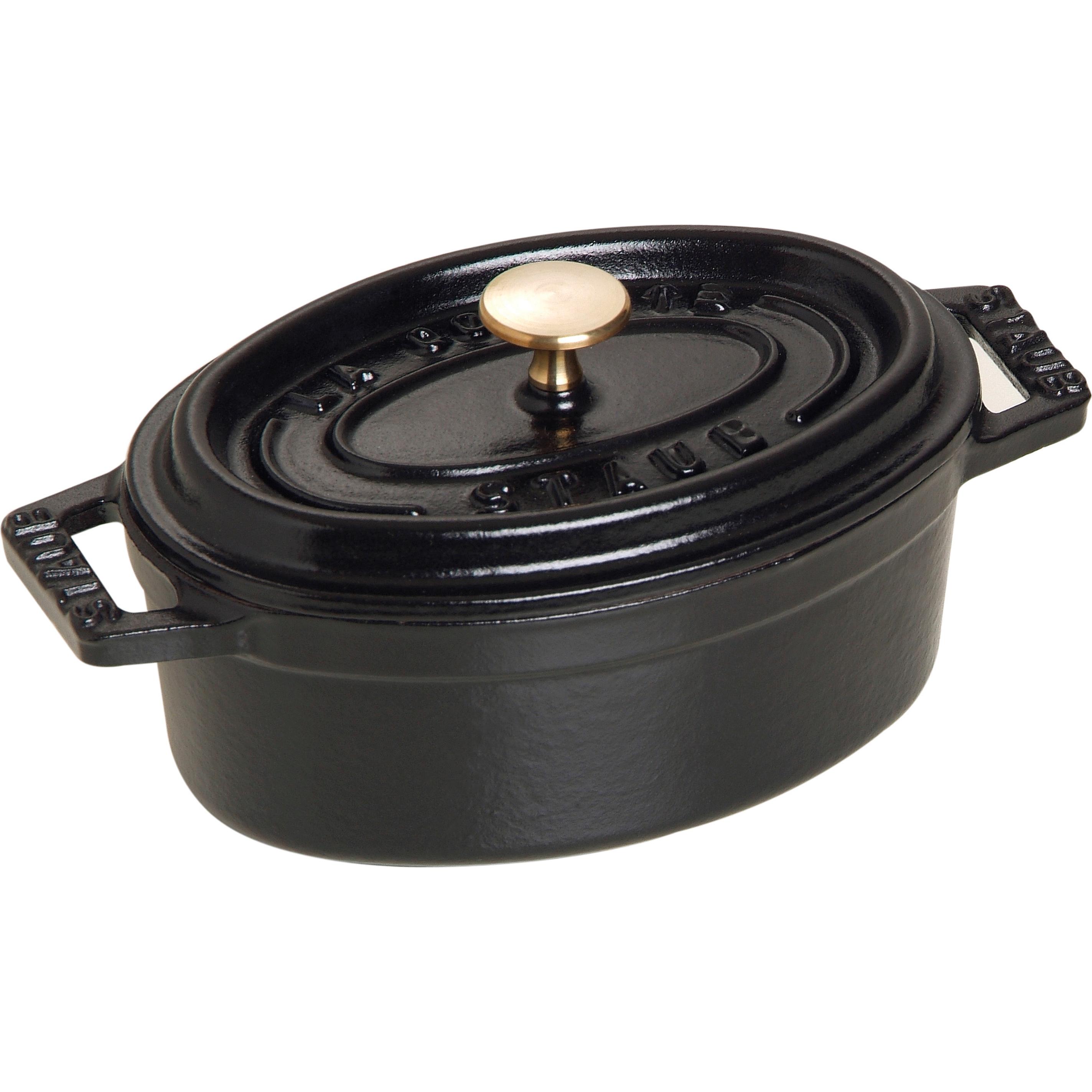 Staub Cocotte, Pfanne + Kochtopf, Schwarz