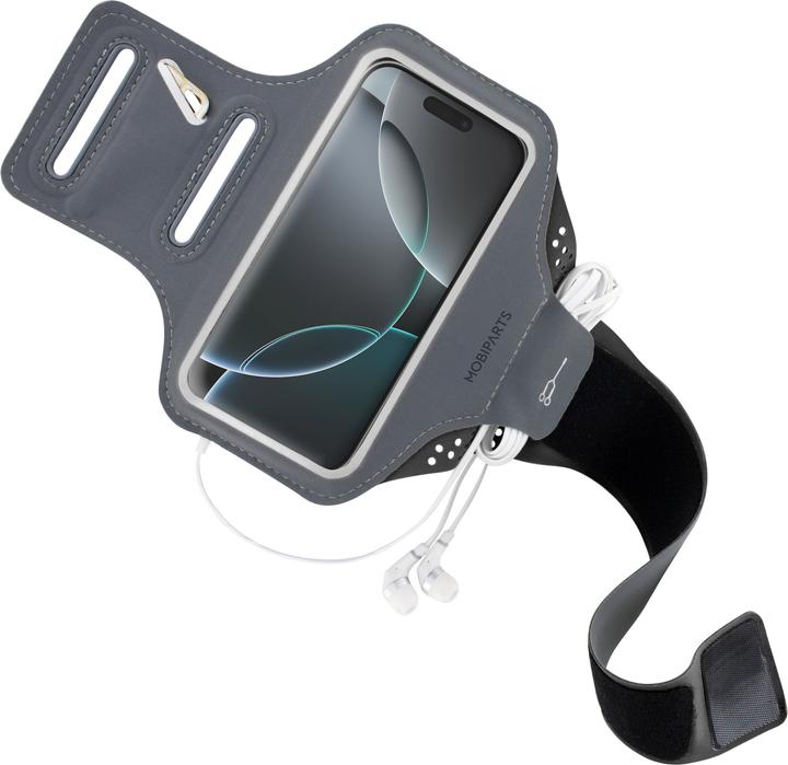 Produktbild Mobiparts Comfort Fit Sport Armband Apple iPhone 16 Pro Black
