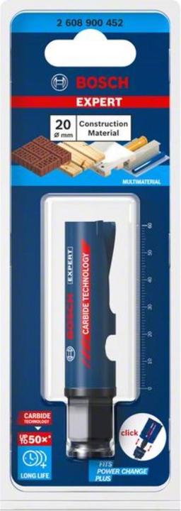 Produktbild Bosch Professional Zubehör EXPERT Construction Material Lochsäge, 20 x 60 mm (20 mm)