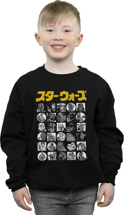 Immagine prodotto Star Wars Japanese Character Thumbnail Felpa Ragazzi (140, 146)