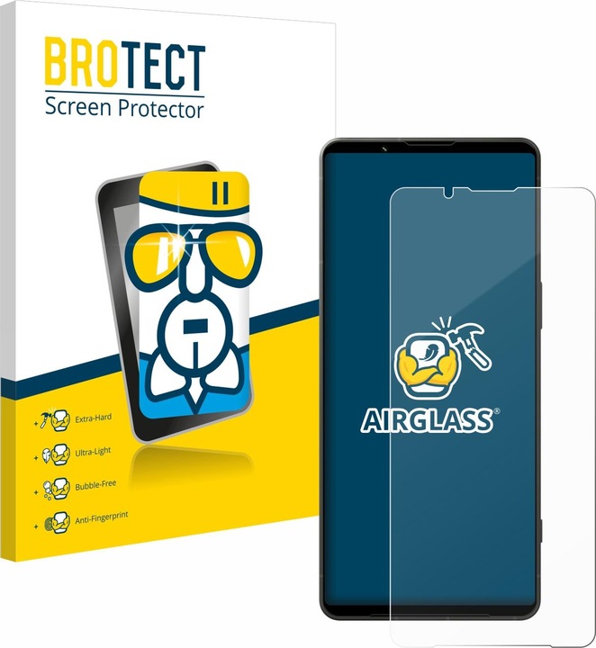 Immagine prodotto BROTECT Pellicola di vetro antiproiettile AirGlass (1 Pezzo/i, Sony Xperia 1 VI)