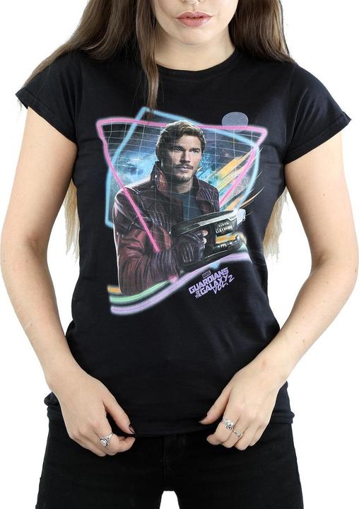 Produktbild Guardians Of The Galaxy Neon Star Lord TShirt (L)
