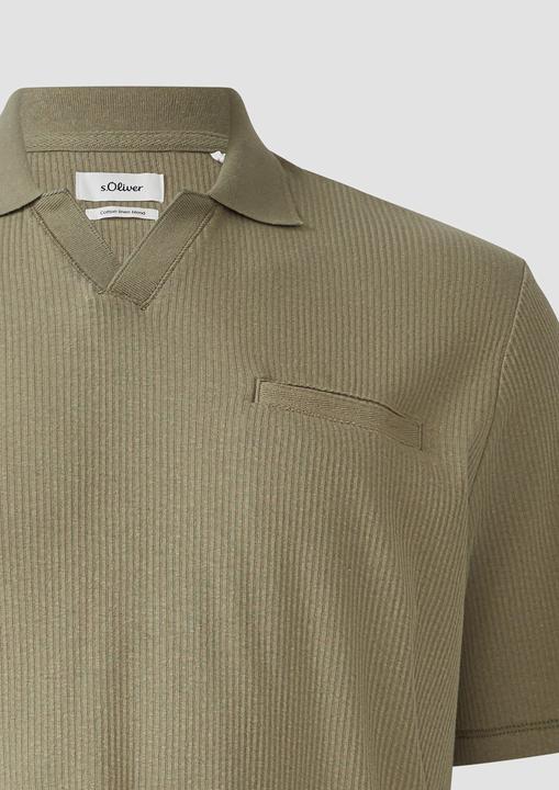 Immagine prodotto S.Oliver Polo-Shirt Poloshirt aus Leinenmix mit Brusttasche (4XL)