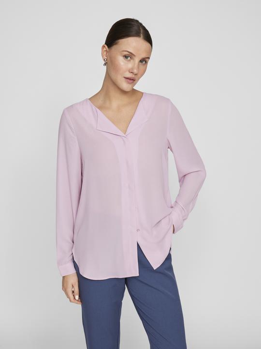 Produktbild Vila High Low geteilter Kragen Hemd (XL)