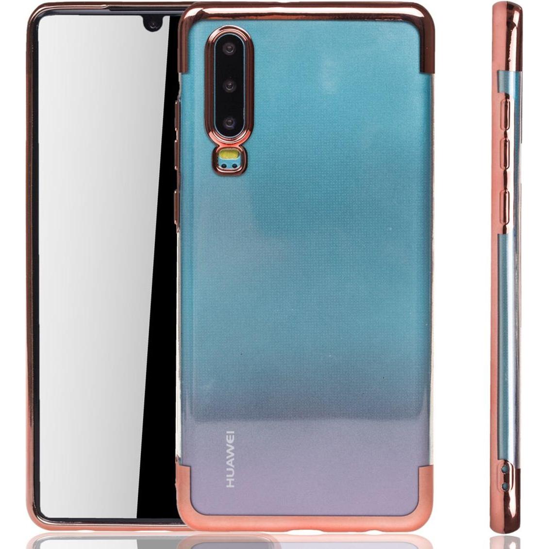König Design Huawei P30 Hülle Case Handy Cover Schutz Tasche Schutzhülle Bumper Etuis Pink (Huawei P30), Smartphone Hüll...