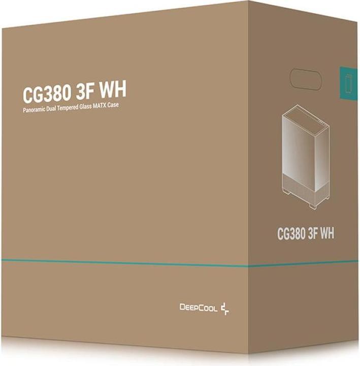 Image du produit Deepcool CG380 3F WH (mATX, Mini-ITX)