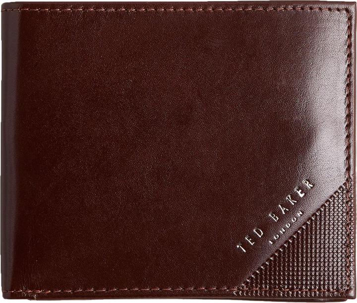 Actual product image Ted Baker PRUGS Leather Bifold Coin Wallet