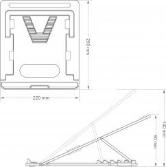Produktbild CamRock JP-1 Laptopständer