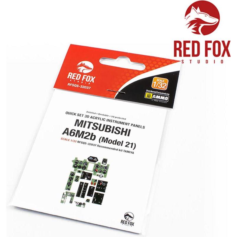 Red Fox 1/32 Mitsubishi A6M2b Zero Fighter (Model 21) (for Tamiya kit)