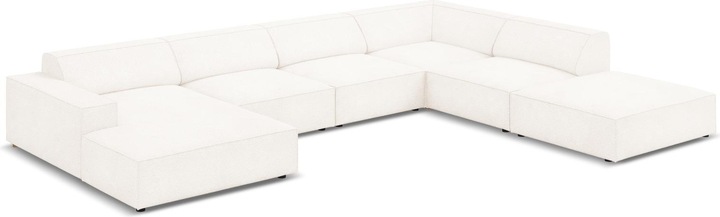 Actual product image Micadoni Boucle Panoramic Right Corner Sofa, "Jodie", 7 Seats, 364x262x70Made in Europe (Sofa landscape)