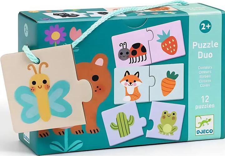 Produktbild Djeco Puzzle Duo Farben (24 Teile)