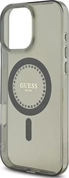 Produktbild Guess GUHMP16XPFTDTEK iPhone 16 Pro Max 6.9" czarny/black hardcase IML Rhinestones MagSafe (Apple iPhone 16 Pro Max)